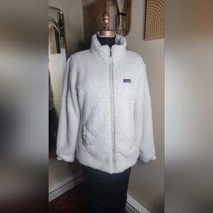 Patagonia Off-White Teddy Jacket